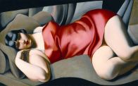 La Tunique Rose de Tamara de Lempicka (1927) tamara_de_lempicka_latuniquerosetamaraartheritage