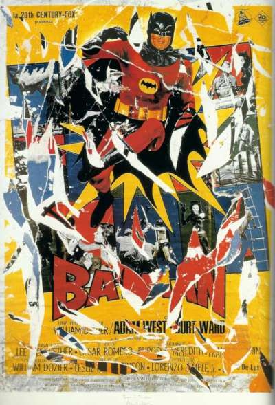 Mimmo Rotella Batman